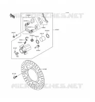 FRONT BRAKE voor Kawasaki EN500 1998