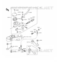 FRONT MASTER CYLINDER voor Kawasaki EN500 1998