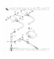 IGNITION SYSTEM voor Kawasaki EN500 1998