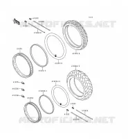 TIRES voor Kawasaki EN500 1998