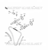 CAMSHAFT   TENSIONER voor Kawasaki EN500 1998