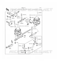 CARBURETOR voor Kawasaki EN500 1998