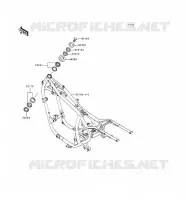 CHASSIS voor Kawasaki EN500 1998