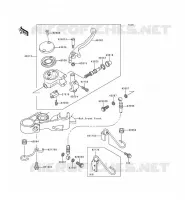 FRONT MASTER CYLINDER voor Kawasaki EN500 1998