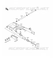 SWINGARM voor Kawasaki EN500 1998
