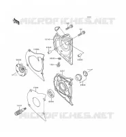 WATER PUMP voor Kawasaki EN500 1998
