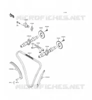 CAMSHAFT   TENSIONER voor Kawasaki EN500 LTD 1998