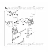 CARBURETOR voor Kawasaki EN500 LTD 1998