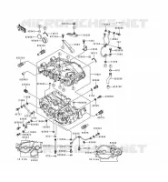 CRANKCASE(S) voor Kawasaki EN500 LTD 1998