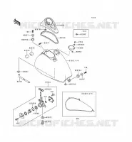 FUEL TANK voor Kawasaki EN500 LTD 1998