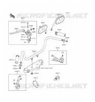 HANDLEBAR voor Kawasaki EN500 LTD 1998