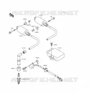 IGNITION SYSTEM voor Kawasaki EN500 LTD 1998