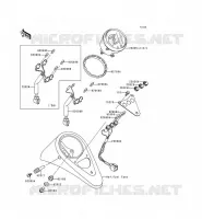 METERS voor Kawasaki EN500 LTD 1998