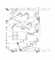 SWITCH   REFLECTORS voor Kawasaki EN500 LTD 1998