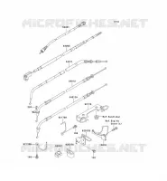 CABLES voor Kawasaki EN500 LTD 2009