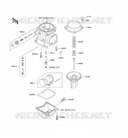 CARBURETOR PARTS voor Kawasaki EN500 LTD 2009