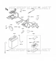 CHASSIS ELECTRICAL EQUIPMENT voor Kawasaki EN500 LTD 2009