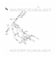 CHASSIS voor Kawasaki EN500 LTD 2009
