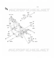 ENGINE MOUNT voor Kawasaki EN500 LTD 2009