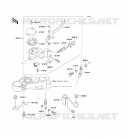 FRONT MASTER CYLINDER voor Kawasaki EN500 LTD 2009