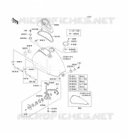 FUEL TANK voor Kawasaki EN500 LTD 2009