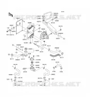 RADIATOR voor Kawasaki EN500 LTD 2009