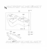 SEAT voor Kawasaki EN500 LTD 2009