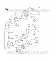 STARTER MOTOR voor Kawasaki EN500 LTD 2009