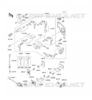 SWITCH   REFLECTORS voor Kawasaki EN500 LTD 2009