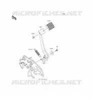 BRAKE PEDAL   TORK LINK voor Kawasaki VULCAN S ABS 2015