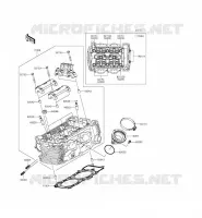 CYLINDER HEAD voor Kawasaki VULCAN S ABS 2015