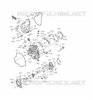 ENGINE COVERS voor Kawasaki VULCAN S ABS 2015