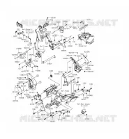 FRAME PARTS (COUVERTURE) voor Kawasaki VULCAN S ABS 2015