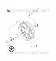 FRONT WHEEL voor Kawasaki VULCAN S ABS 2015