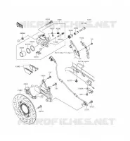 REAR BRAKE voor Kawasaki VULCAN S ABS 2015
