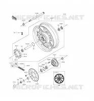 REAR WHEEL   CHAIN voor Kawasaki VULCAN S ABS 2015