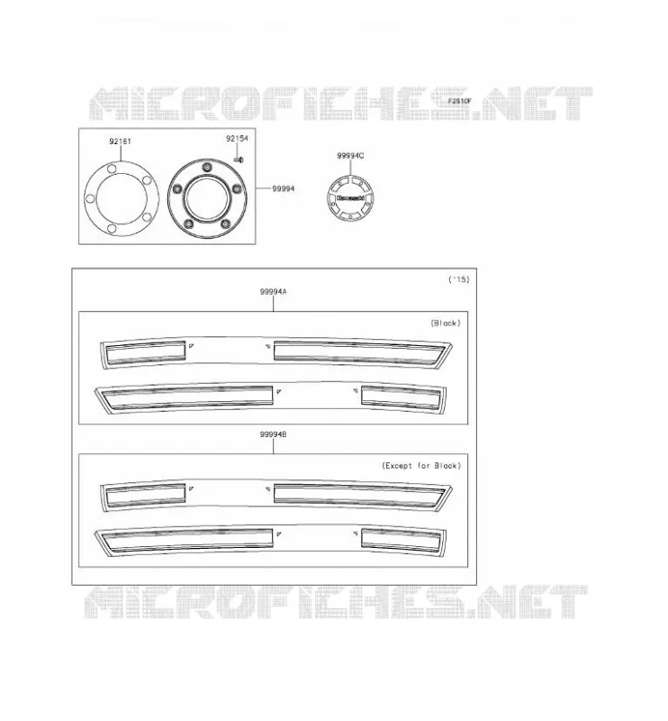 ACCESSORY(Decals) Kawasaki MOTOS 650 2016 VULCAN S ABS  EN650BGF