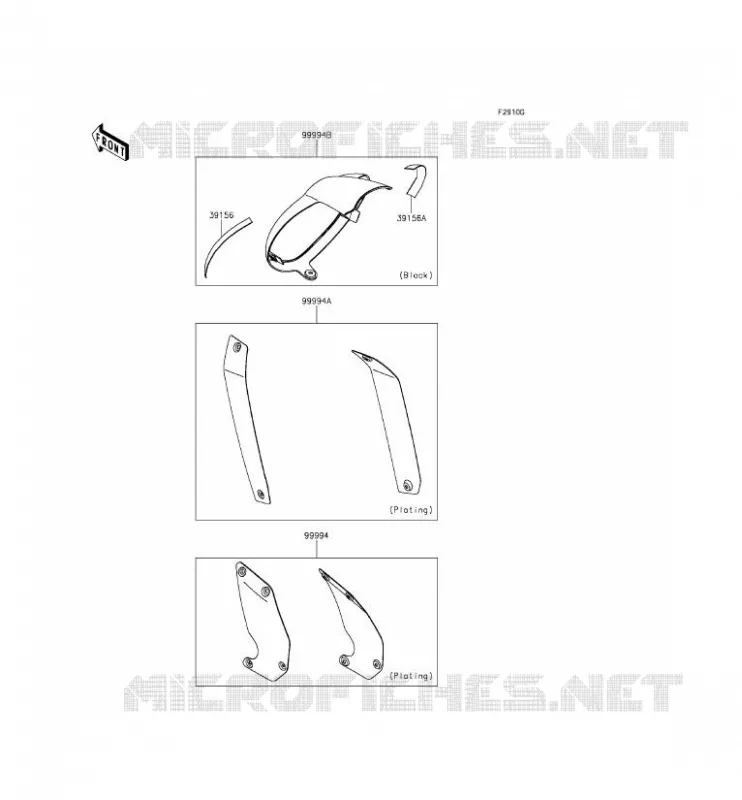 ACCESSORY(Outer Cover) Kawasaki MOTOS 650 2016 VULCAN S ABS  EN650BGF