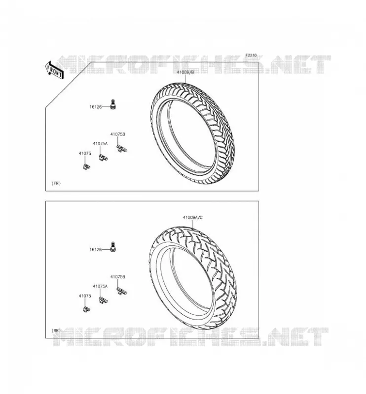 TIRES Kawasaki MOTOS 650 2016 VULCAN S ABS  EN650BGF