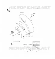 FRONT FENDER voor Kawasaki VULCAN S ABS 2016