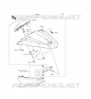 ACCESSORY (COUVRE SELLE) voor Kawasaki Z300 2015
