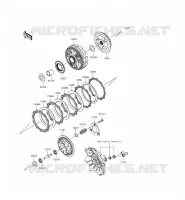 CLUTCH voor Kawasaki Z300 2015