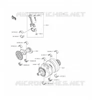 CRANKSHAFT voor Kawasaki Z300 2015