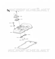 CYLINDER HEAD COVER voor Kawasaki Z300 2015
