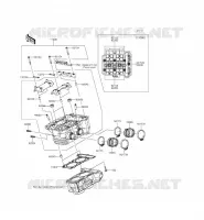 CYLINDER HEAD voor Kawasaki Z300 2015
