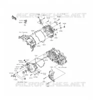 ENGINE COVERS voor Kawasaki Z300 2015