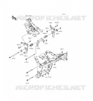 ENGINE MOUNT voor Kawasaki Z300 2015