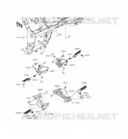 FOOTREST voor Kawasaki Z300 2015