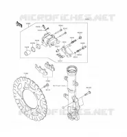 FRONT BRAKE voor Kawasaki Z300 2015