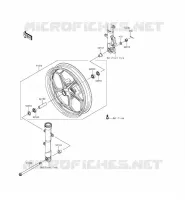 FRONT HUB voor Kawasaki Z300 2015